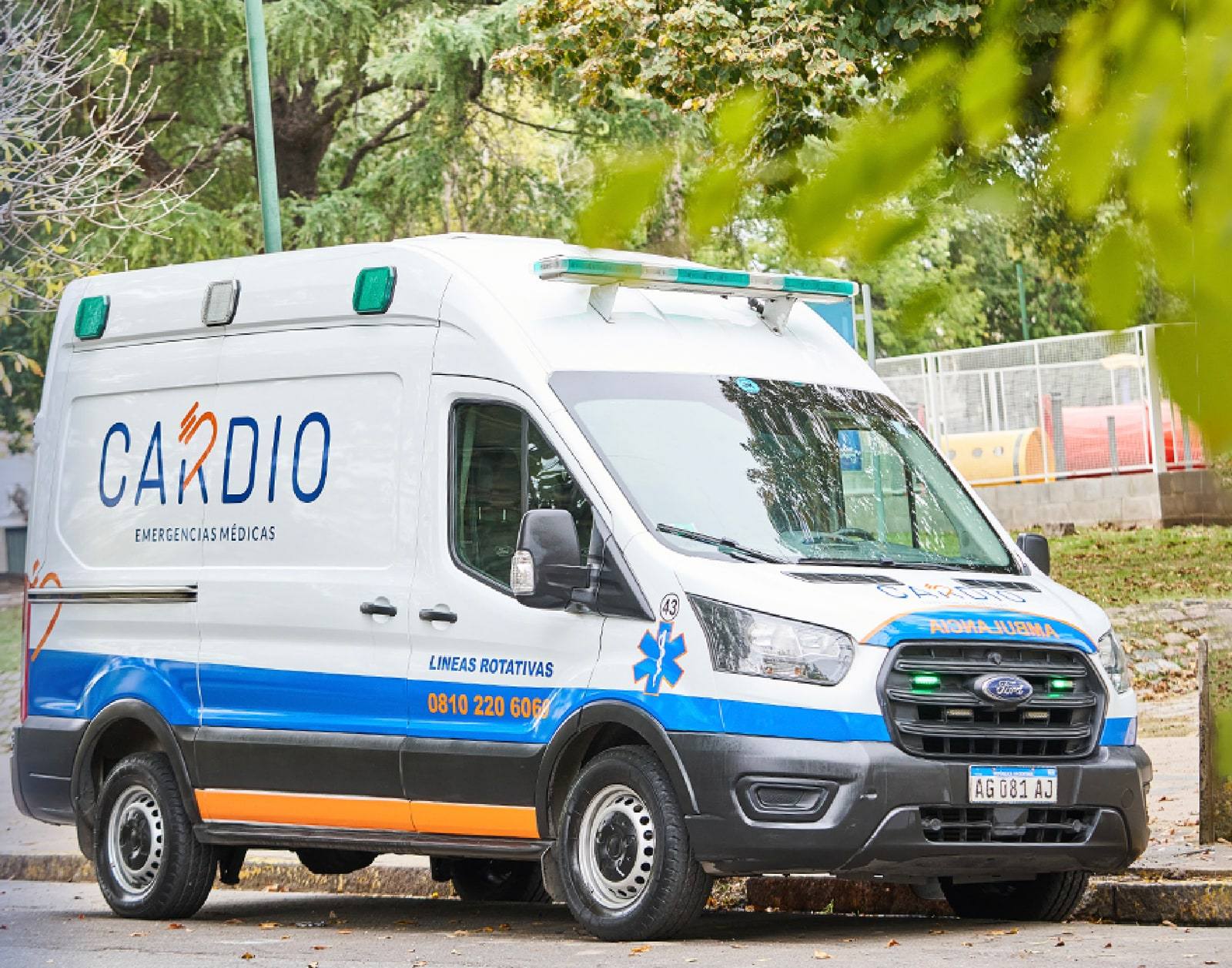 Ambulancia de Cardio Emergencias Médicas